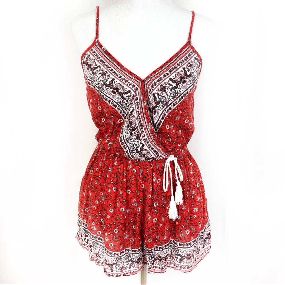 Band of Gypsies Boho Floral Romper